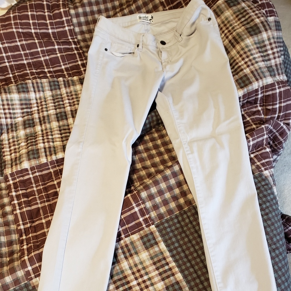 Sexy light gray/cream colored skinny pants